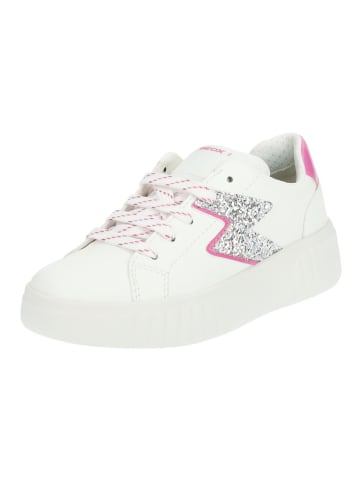 Geox Sneaker in Weiß/Pink