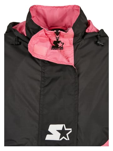 STARTER STARTER Windbreaker in black/pinkgrapefruit