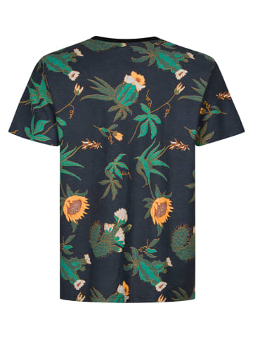 Petrol Industries Plus Size T-Shirt mit Allover-Print ArenaGris in Schwarz