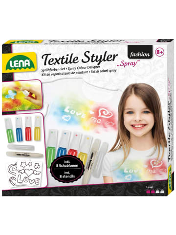 LENA Fashion Textile Farben Styler Spray Schablonen 8 Jahre