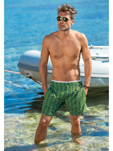 wavebreaker Shorts in nachtblau/grün