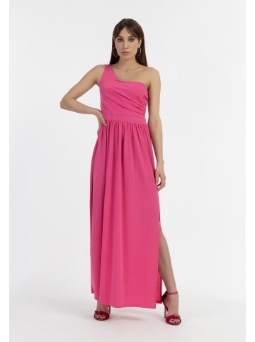 faina One-Shoulder Maxikleid in Pink