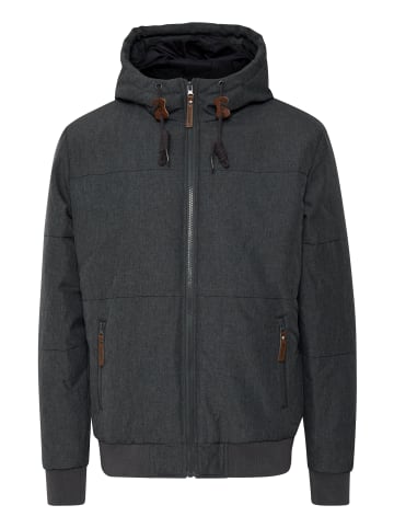 INDICODE Kurzjacke IDHannibal 15494MM modische Herren Übergangsjacke mit Kapuze in grau melange