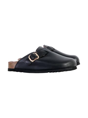 Scholl Leder-Pantoletten „Fae New F“ Schwarz