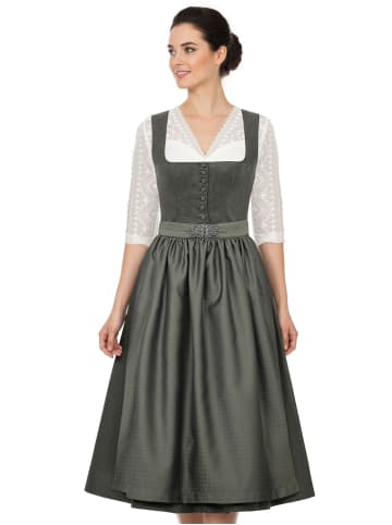 MarJo Midi Dirndl OSTERHOFEN in waldgrün