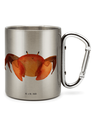 Mr. & Mrs. Panda Kaffeetasse Sternzeichen Krebs ohne Spruch in Silber