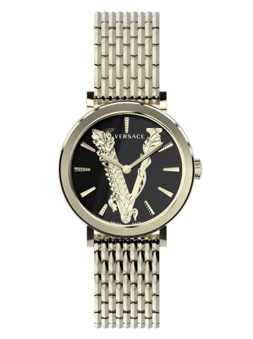 Versace Schweizer Uhr Virtus Goldfarben in gold
