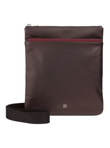 DuDu Panay Umhängetasche Leder 24 cm burgundy