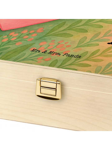 Mr. & Mrs. Panda Tee Organizer Faultiere Herz Design mit Spruch in Weiß