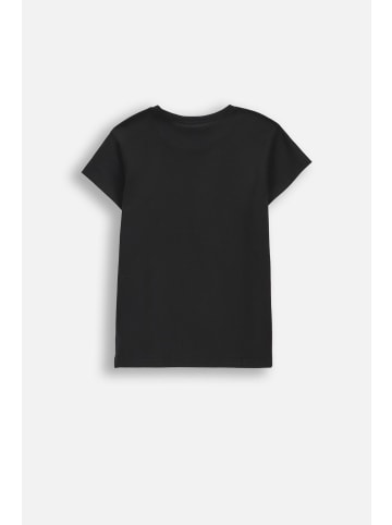 Coccodrillo T-shirt mit kurzen Ärmeln in schwarz