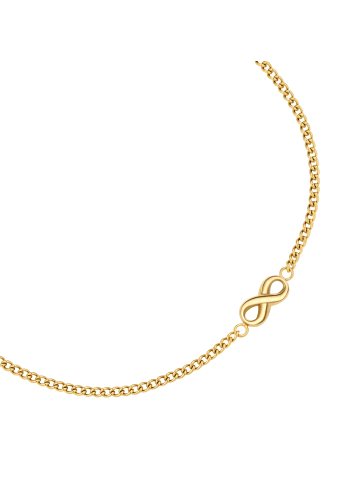 Glanzstücke München Armband Infinity aus Edelstahl in gelbgold