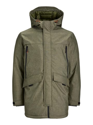 Jack & Jones Parka 'Black' in grün