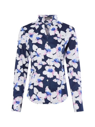Bluse in marine weiß - 0109