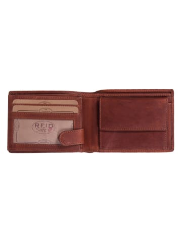 The Chesterfield Brand Marvin Geldbörse RFID Schutz Leder 10 cm cognac