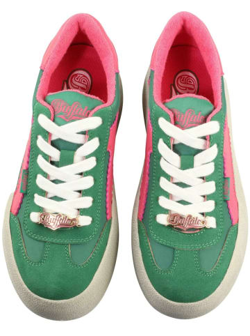 Buffalo Sneaker Low Cajo in Grün/Pink