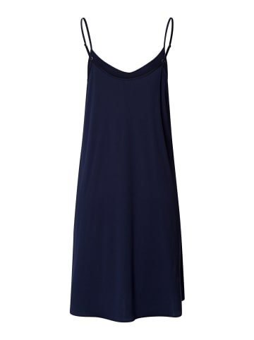 Hanro Sleepshirt Spaghettidress Cotton Silk in deep navy
