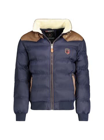 Geographical Norway Winterjacke in Blau/Braun