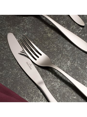 Villeroy & Boch 30er Set Tafelbesteck gebürstet Arthur grau in grau