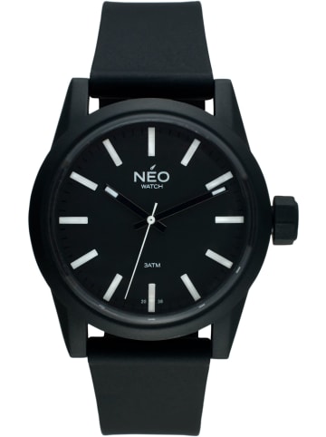 NEO Watch NEO Watch Armbanduhr aus Kunststoff in Schwarz