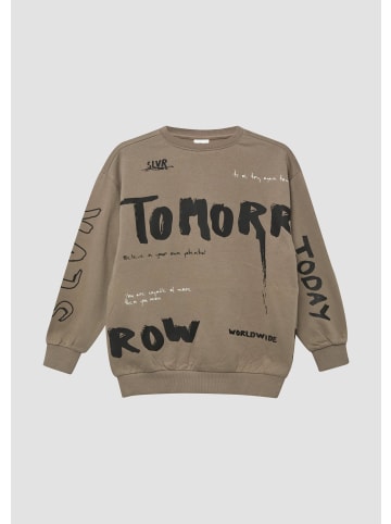 s.Oliver Sweatshirt in 96D2_helles olivgrün