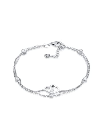 Elli Armband 925 Sterling Silber Herz in Silber