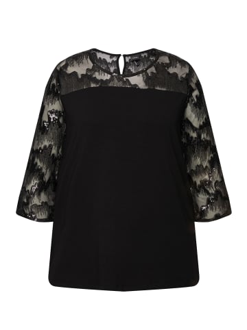 Ulla Popken Shirt in schwarz