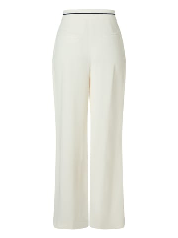 More & More Bundfaltenhose in off white