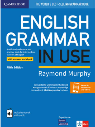 Klett Verlag Buch - English Grammar in Use, Fifth Edition - Book with answers and interactiv