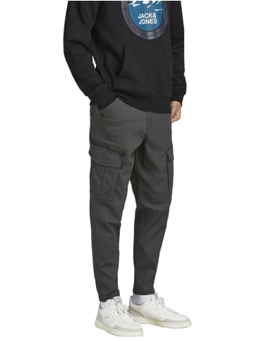 Jack & Jones Cargo JJIACE JJDEX TAPERED AKM BLACK tapered in Grau