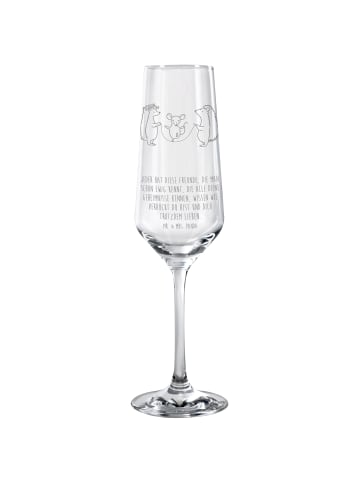 Mr. & Mrs. Panda Sektglas Igel Seilhüpfen mit Spruch in Transparent