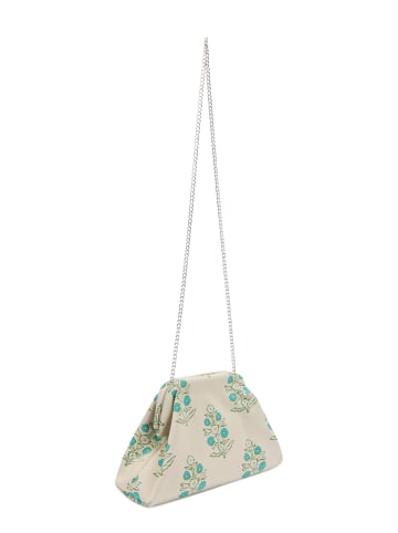 Nolie Women Clutch in Beige Green