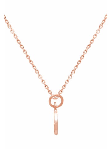 Gemshine Halskette mit Anhänger Welle in rose gold coloured