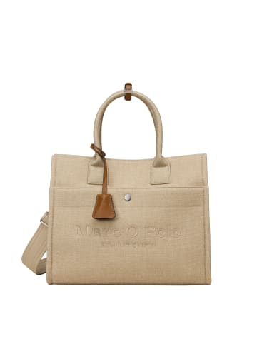 Marc O'Polo Canvas Shopper Model Mara medium in Linen Beige
