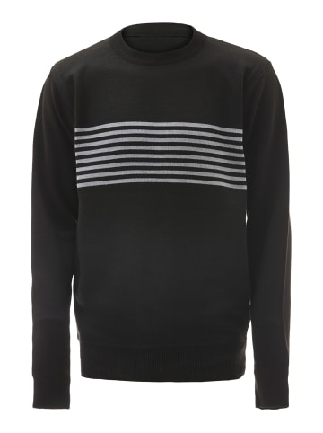 mozzaar Pullover in Schwarz Grau