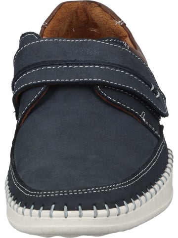 manitu Klettverschluss-Schuhe, Slipper in navy