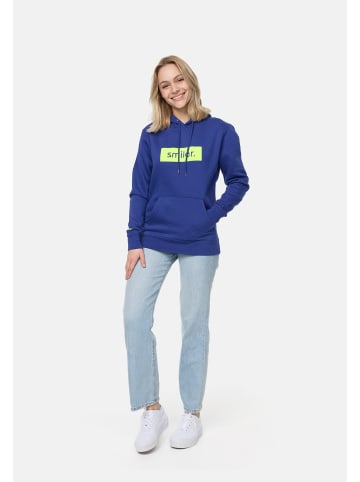 smiler. Sweatshirtkapuzenpul buddy. in blau