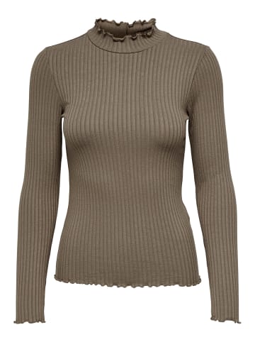 JDY Stricktop 'FRANSISKA' in Braun