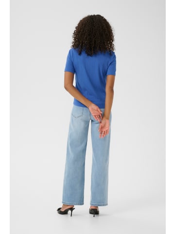 Kaffe T-shirt KAsamantha Tight fit in Surf The Web CC