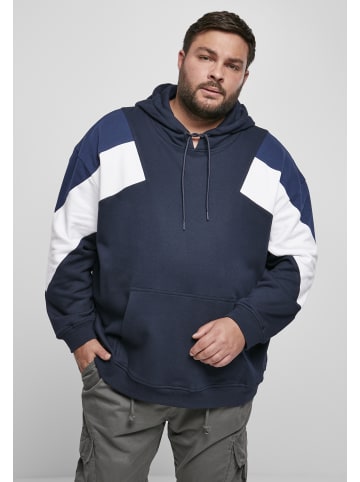 Urban Classics Kapuzenpullover in midnightnavy/white/darkblue