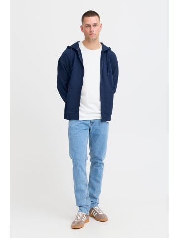 BLEND Sweatjacke BHBRODY Sweatshirt zipp hood in Blau