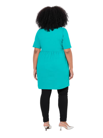 Ulla Popken Longshirt in dunkles mint