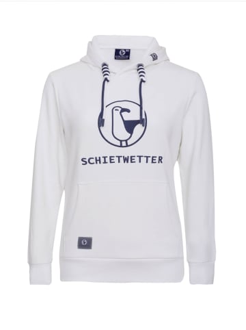 SCHIETWETTER SCHIETWETTER Hoodie Frieda SW Stick in white-navy