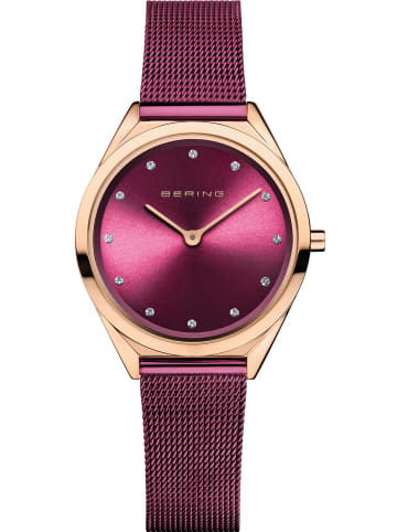 Bering Uhr in Violett