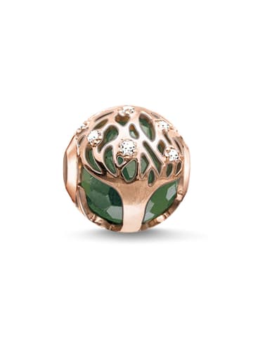 Thomas Sabo Karma Bead "grüner Lebensbaum K0168-842-6" in Roségold