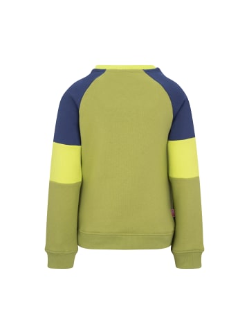 Trollkids Hoodie Trollfjord in kiwi/mystic blue