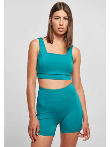 Urban Classics Urban Classics Damen Ladies Recycled Squared Sports Bra in watergreen