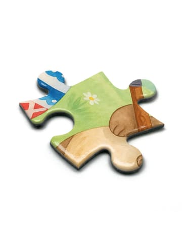 Mr. & Mrs. Panda Puzzle Hase Eier Malen Design ohne Spruch in Weiß