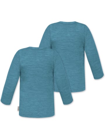 Normani Outdoor Sports 2er Pack Baby Merino Longsleeve Taupo in Blau
