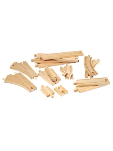 Brio Aktionsspiel BRIO World - Mittleres Schienensortiment Ab 3 Jahre in bunt