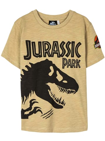 Jurassic World T-Shirt Jurassic Park T-Rex in Hellbraun